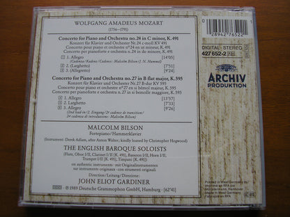 MOZART: THE PIANO CONCERTOS     MALCOLM BILSON / ENGLISH BAROQUE SOLOISTS / GARDINER     DG ARCHIV    8 LP + 2 CD