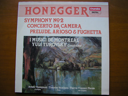 HONEGGER: SYMPHONY No. 2 / CONCERTO DA CAMERA / PRELUDE      TUROVSKY / I MUSICI DE MONTREAL   ABRD 1321