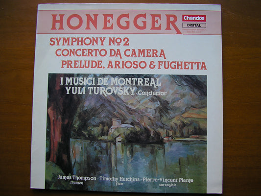 HONEGGER: SYMPHONY No. 2 / CONCERTO DA CAMERA / PRELUDE      TUROVSKY / I MUSICI DE MONTREAL   ABRD 1321
