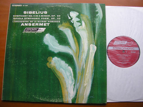 SIBELIUS: SYMPHONY No. 4 / TAPIOLA       ANSERMET / SUISSE ROMANDE      CS 6387