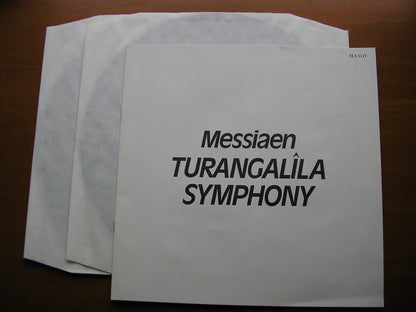 MESSIAEN: TURANGALILA SYMPHONIE      BEROFF / LORIOD / LONDON SYMPHONY / PREVIN     2LP     SLS 5117
