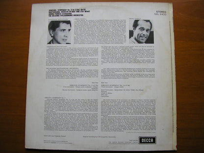 SXL 6433 SIBELIUS: SYMPHONY No. 5 / RAUTAVAARA: REQUIEM IN OUR TIME     PANULA / HELSINKI PHILHARMONIC     ED3