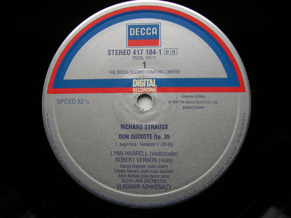STRAUSS: DON QUIXOTE     HARRELL / CLEVELAND ORCHESTRA / ASHKENAZY     417 184