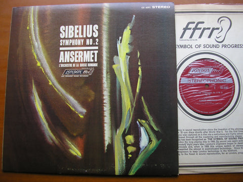 SIBELIUS: SYMPHONY No. 2      ANSERMET / SUISSE ROMANDE ORCHESTRA      CS 6391