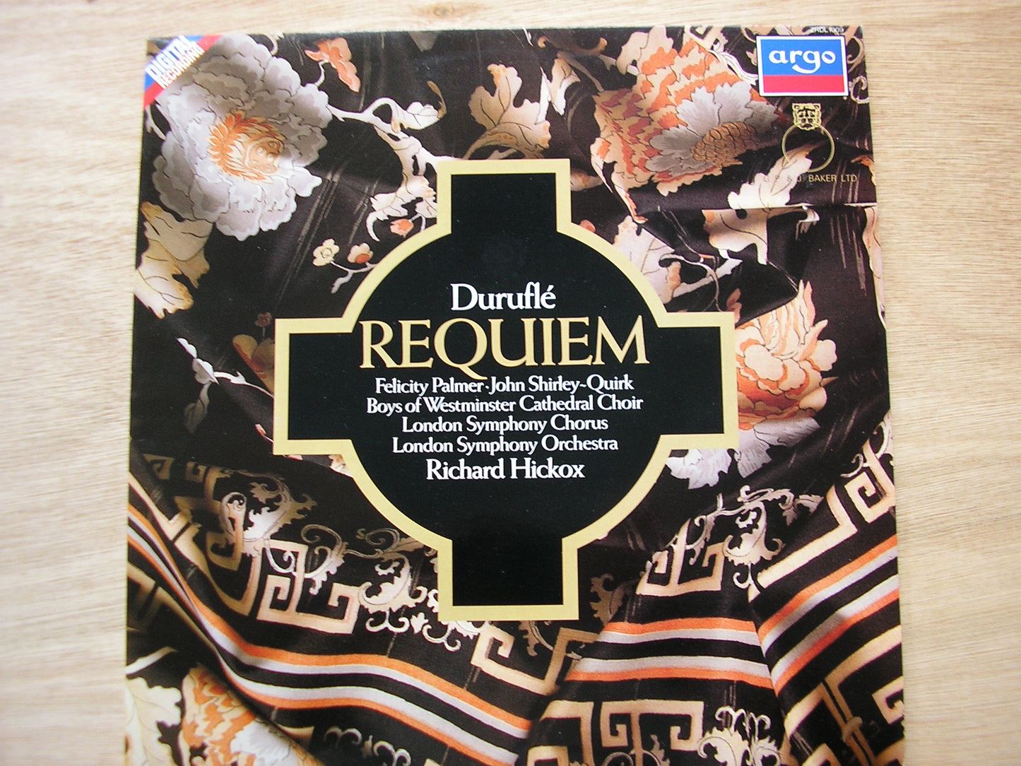 DURUFLE: REQUIEM    PALMER / SHIRLEY-QUIRK / LONDON SYMPHONY / HICKOX    ZRDL 1009