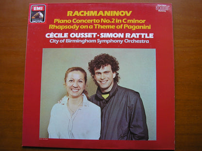 RACHMANINOV: PIANO CONCERTO No. 2 / RHAPSODY     OUSSET / CITY OF BIRMINGHAM SYMPHONY / RATTLE    27 0103