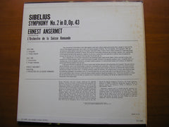 SIBELIUS: SYMPHONY No. 2      ANSERMET / SUISSE ROMANDE ORCHESTRA      CS 6391