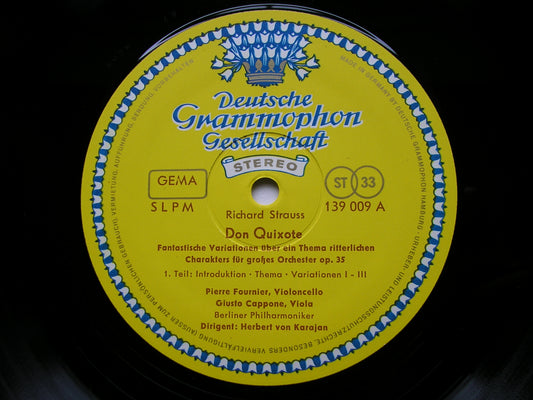 STRAUSS: DON QUIXOTE       FOURNIER / BERLIN PHILHARMONIC / KARAJAN    139 009