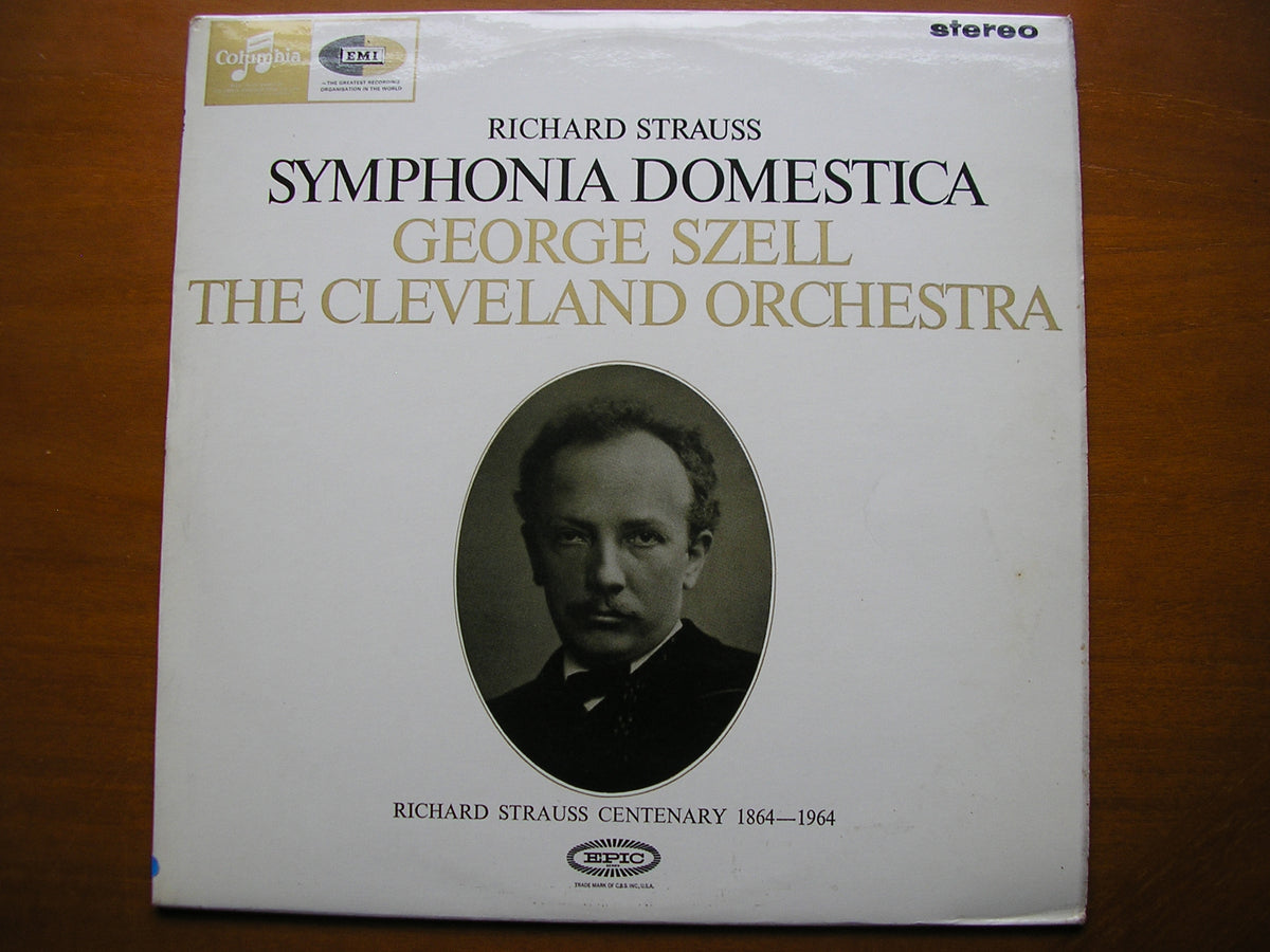STRAUSS: SINFONIA DOMESTICA     SZELL / CLEVELAND ORCHESTRA      SAX 2545