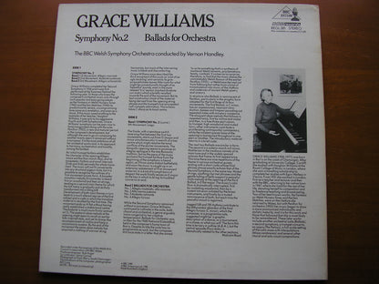 GRACE WILLIAMS: SYMPHONY No. 2 / BALLADS FOR ORCHESTRA     HANDLEY / BBC WELSH SYMPHONY    REGL 381