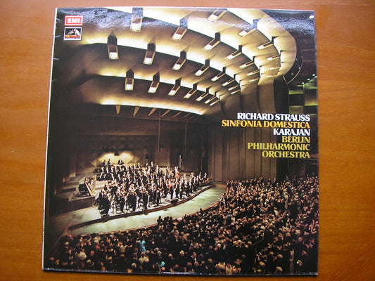 STRAUSS: SINFONIA DOMESTICA     KARAJAN / BERLIN PHILHARMONIC     ASD 2955