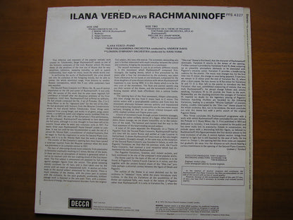 RACHMANINOV: PIANO CONCERTO No. 2 / RHAPSODY     VERED / NPO / DAVIS / LSO / VONK    PFS 4327