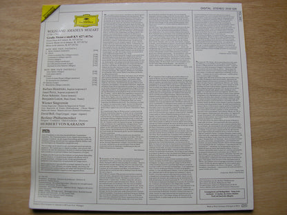 MOZART: GREAT MASS in C Minor      SOLOISTS / BERLIN PHILHARMONIC / KARAJAN    2532 028