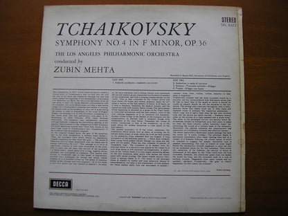 SXL 6323  TCHAIKOVSKY: SYMPHONY No. 4      MEHTA / LOS ANGELES PHILHARMONIC    ED2