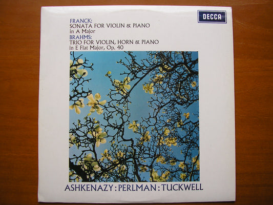 SXL 6408 FRANCK: SONATA FOR VIOLIN & PIANO / BRAHMS: HORN TRIO     ASHKENAZY / PERLMAN /TUCKWELL    ED3