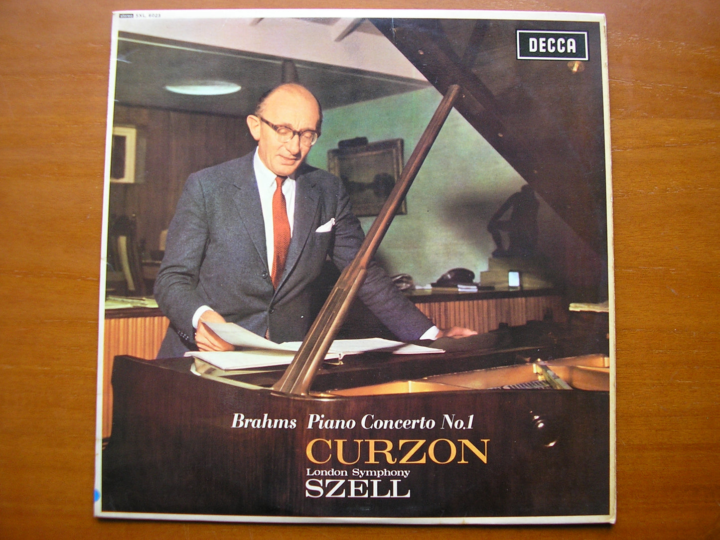 SXL 6023  BRAHMS: PIANO CONCERTO No. 1       CURZON / LONDON SYMPHONY / SZELL    ED1