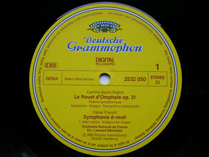 FRANCK: SYMHONY / SAINT-SAENS: LE ROUET d'OMPHALE       BERNSTEIN / FRENCH NATIONAL ORCHESTRA    2532 050