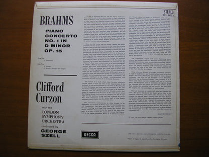 SXL 6023  BRAHMS: PIANO CONCERTO No. 1       CURZON / LONDON SYMPHONY / SZELL    ED1