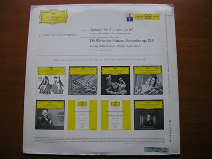 BEETHOVEN: SYMPHONY No. 5 / OVERTURE Consecration of the House     MAAZEL / BERLIN PHILHARMONIC    138 008