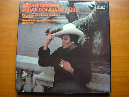 PRIMA DONNA IN PARIS: OPERA & OPERETTA ARIAS      REGINE CRESPIN / SRO / LOMBARD / VVO / SEBASTIAN     2LP      SET 520-1