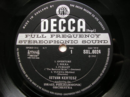 SXL 6024  BOHEMIAN RHAPSODY: MUSIC OF DVORAK & SMETANA     KERTESZ / ISRAEL PHILHARMONIC     ED2