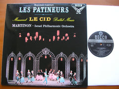 MEYERBEER: LES PATINEURS / MASSENET: LE CID ballet music       MARTINON / ISRAEL PHILHARMONIC     SXL 2021