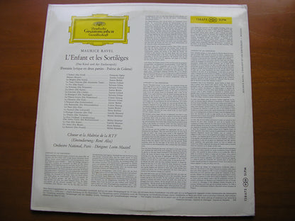 RAVEL: L'ENFANT ET LES SORTILEGES     SOLOISTS / FRENCH NATIONAL ORCHESTRA / MAAZEL      138 675