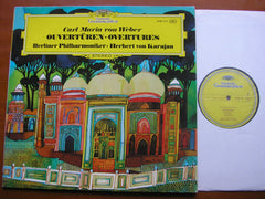 WEBER: SIX OVERTURES     KARAJAN / BERLIN PHILHARMONIC ORCHESTRA    2530 315