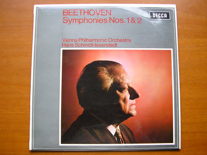 SXL 6437 BEETHOVEN: SYMPHONIES Nos. 1 & 2      SCHMIDT-ISSERSTEDT / VIENNA PHILHARMONIC      ED3