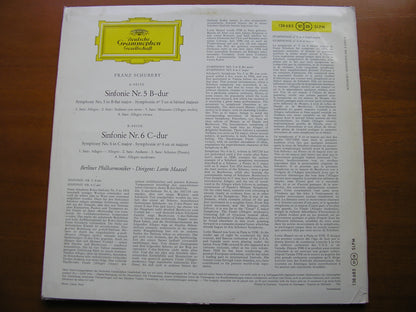 SCHUBERT: SYMPHONIES Nos. 5 & 6      MAAZEL / BERLIN PHILHARMONIC    138 685