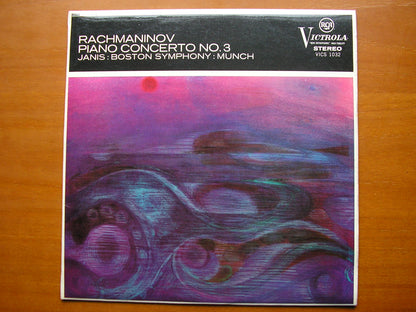 RACHMANINOV: PIANO CONCERTO No. 3     JANIS / BOSTON SYMPHONY / MUNCH    VICS 1032
