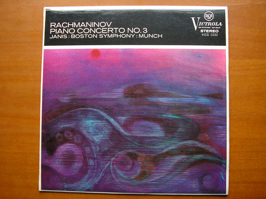 RACHMANINOV: PIANO CONCERTO No. 3     JANIS / BOSTON SYMPHONY / MUNCH    VICS 1032
