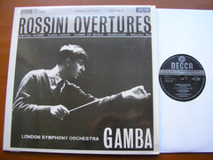 ROSSINI: FIVE OVERTURES     PIERINO GAMBA / LONDON SYMPHONY     SXL 2266