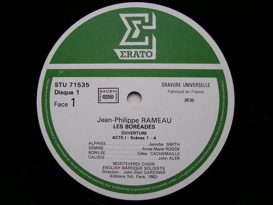 RAMEAU: LES BOREADES (1764)    SOLOISTS / ENGLISH BAROQUE SOLOISTS / GARDINER    3LP    STU 715343