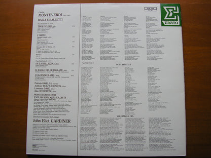 MONTEVERDI: BALLI E BALLETTI       GARDINER / ENGLISH BAROQUE SOLOISTS     NUM 75068