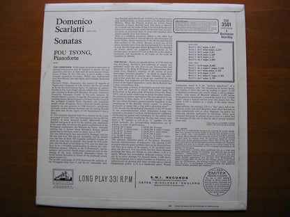 SCARLATTI: TWELVE KEYBOARD SONATAS      FOU TS'ONG      CSD 3501