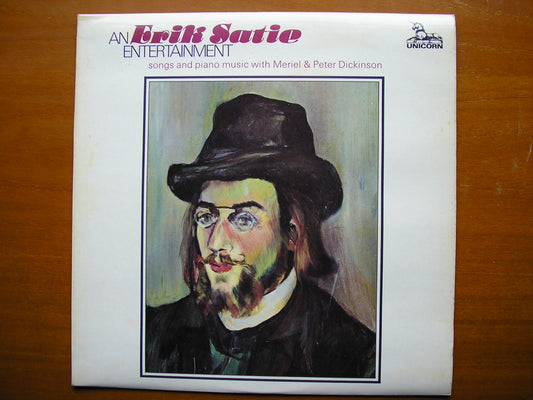 AN ERIK SATIE ENTERTAINMENT: SONGS & PIANO MUSIC     MERIEL & PETER DICKINSON    RHS 338