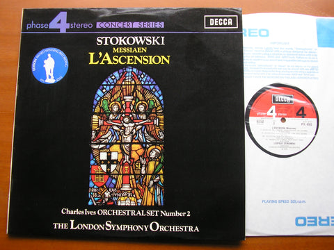 MESSIAEN: L'ASCENSION / IVES: ORCHESTRAL SET No. 2      STOKOWSKI / LONDON SYMPHONY      PFS 4203