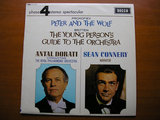 BRITTEN: YOUNG PERSON'S GUIDE TO THE ORCHESTRA / PROKOFIEV: PETER & THE WOLF     CONNERY / ROYAL PHILHARMONIC / DORATI     PFS 4104