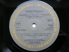 SCHUMANN: THE FOUR SYMPHONIES / MANFRED OVERTURE      KUBELIK / BAVARIAN RADIO SYMPHONY    3LP      79324