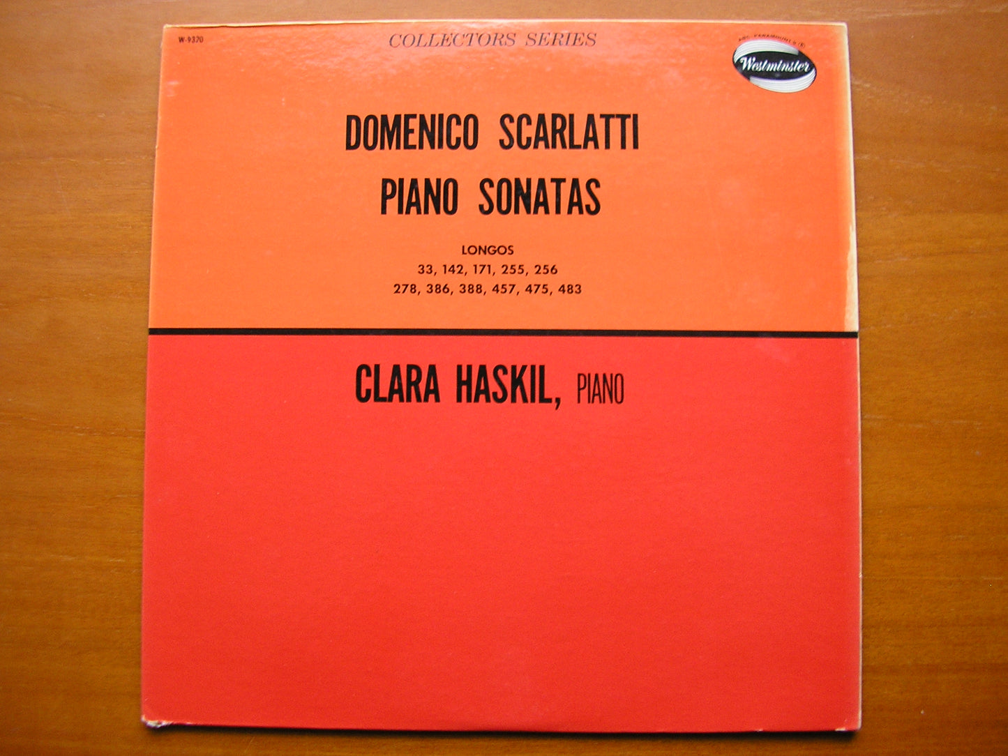 SCARLATTI: ELEVEN KEYBOARD SONATAS     CLARA HASKIL    W-9320