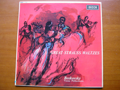 SXL 6029  GREAT STRAUSS WALTZES      BOSKOVSKY / VIENNA PHILHARMONIC       ED1