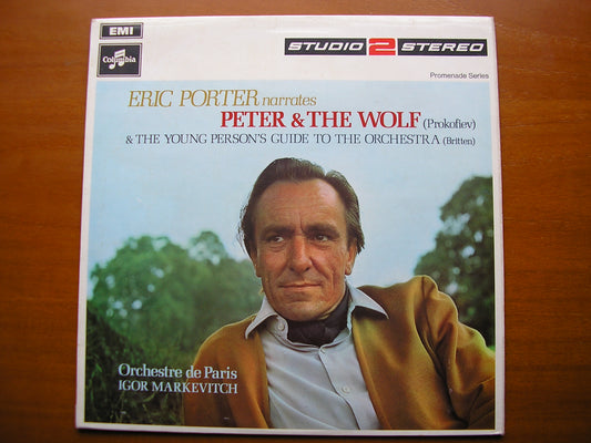 BRITTEN: YOUNG PERSON'S GUIDE TO THE ORCHESTRA / PROKOFIEV: PETER & THE WOLF   PORTER / ORCHESTRE DE PARIS / MARKEVITCH   TWO 259