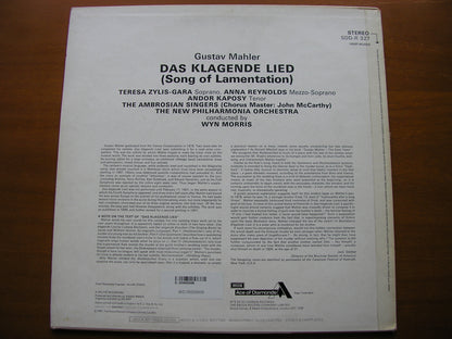 MAHLER: DAS KLAGENDE LIED     SOLOISTS / NEW PHILHARMONIA / MORRIS     SDD-R 327