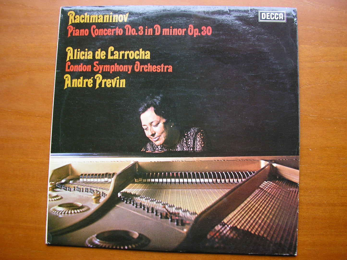 RACHMANINOV: PIANO CONCERTO No. 3     DE LARROCHA / LONDON SYMPHONY / PREVIN     SXL 6746