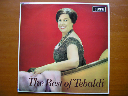 SXL 6030  THE BEST OF TEBALDI: OPERA ARIAS      RENATA TEBALDI / SERAFIN / MOLINARI-PRADELLI / CAPUANA       ED1