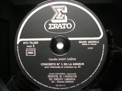 LALO & SAINT-SAENS: CELLO CONCERTOS     NAVARRA / LAMOUREUX ORCHESTRA /  MUNCH     STU 70255