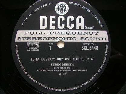 SXL 6448 TCHAIKOVSKY: 1812 OVERTURE / ROMEO & JULIET     MEHTA / LOS ANGELES PHILHARMONIC    ED3