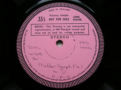 MAHLER: SYMPHONY No. 1     PAITA / ROYAL PHILHARMONIC     PFS 4402