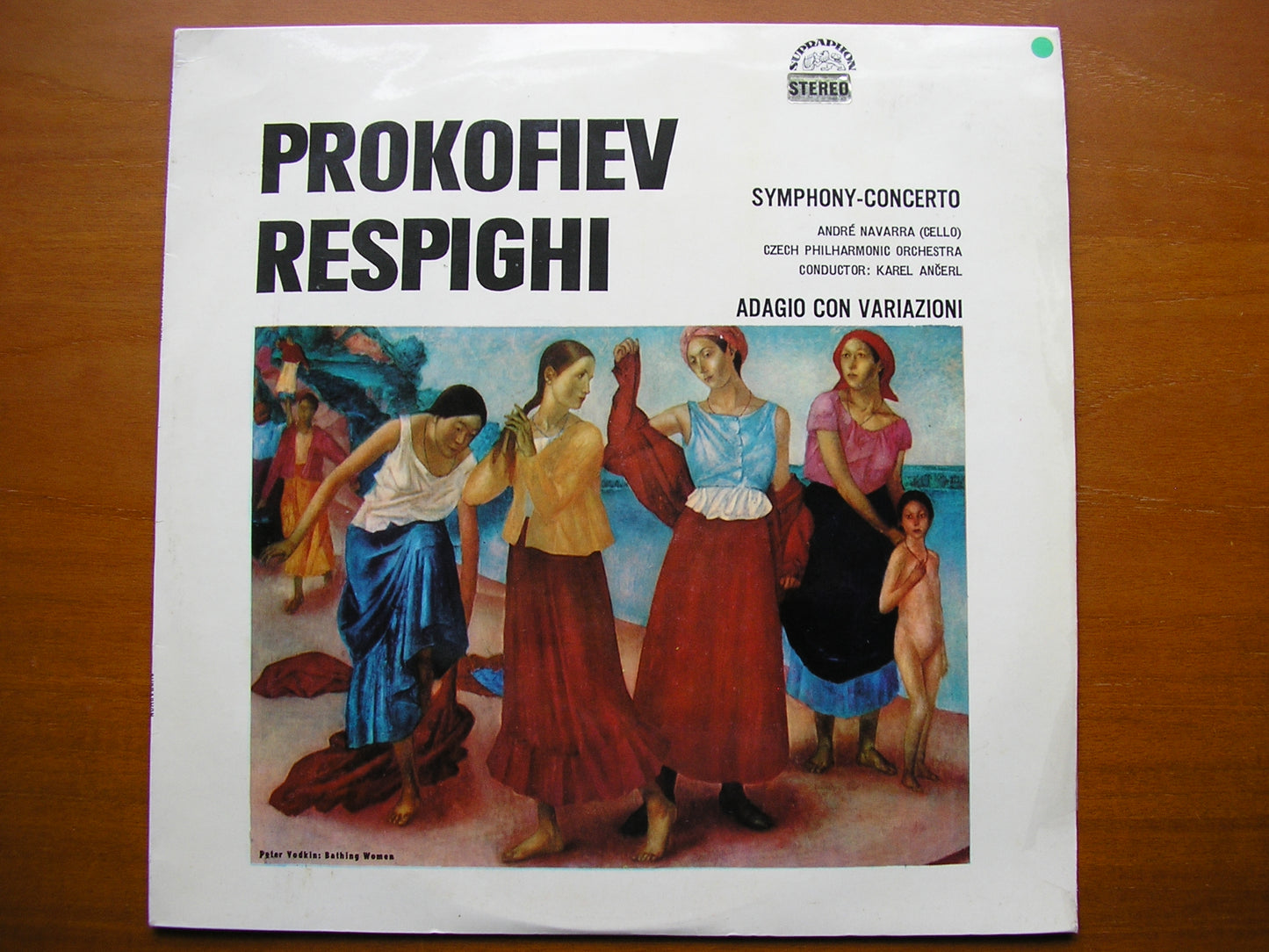 PROKOFIEV: SYMPHONY-CONCERTO / RESPIGHI: ADAGIO CON VARIAZIONI    NAVARRA / CZECH PHILHARMONIC / ANCERL   SUA ST 50689